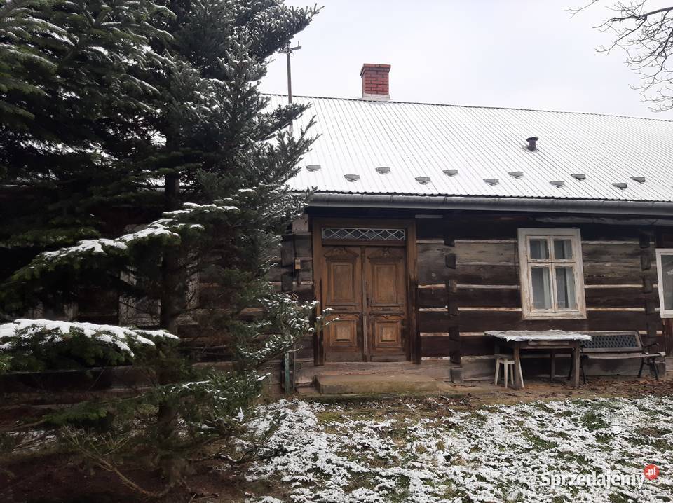 Drewniany dom z 1906 r na działce 31 arów Wokowice