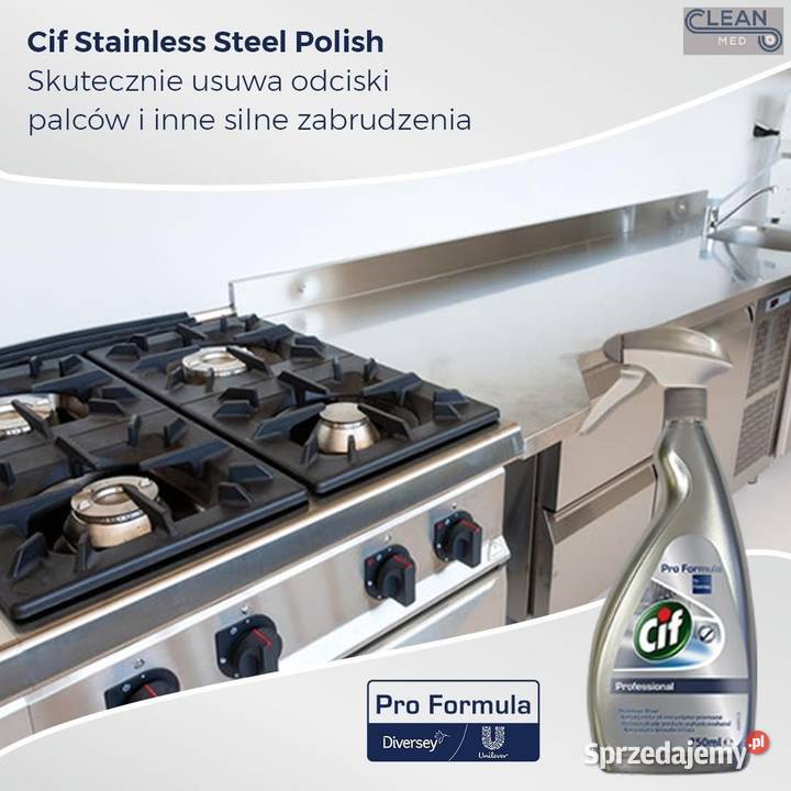 CIF Stainless Steel Płyn Do Mycia I Szczecin