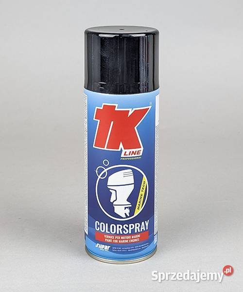 TK Line farba do silników Mercury Black spray Pozostałe Warszawa