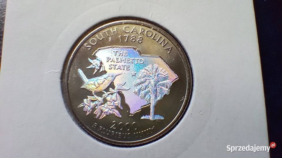 Stare monety 14 dolar 2000 Karolina Poł USA podkarpackie Lesko sprzedam
