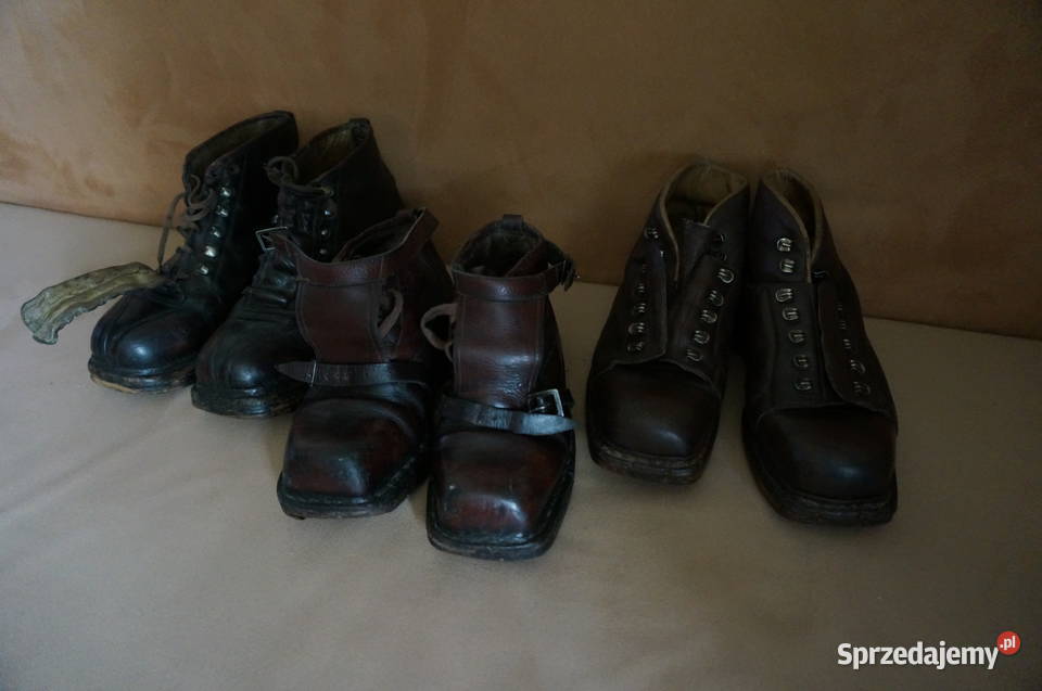Buty narciarskie RETRO zabytkowe trzy pary Kraków