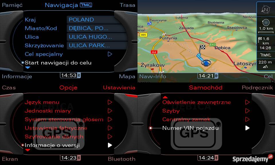 Polskie Menu Audi MMI 3G High A4 A5 A6 A8 Q5 Q7 sprzedam