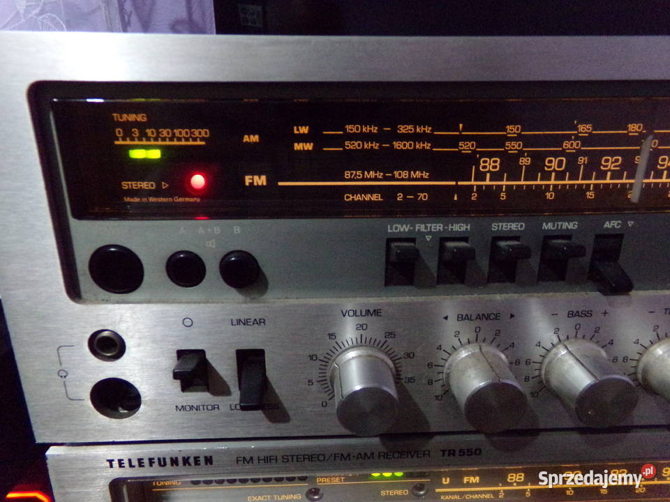 Telefunken TR300 z głośnikami Grundik HIFI BOX Elektronika Zakrzewo