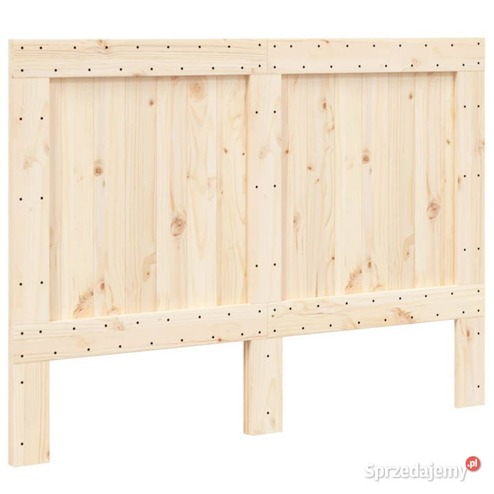 Wezgłowie łóżka 140x104 lite drewno sosnowe mazowieckie Warszawa