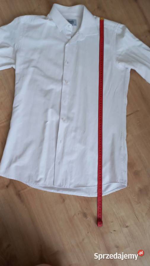 Biała koszula męska Espada Slim Fit M 3940 Koło