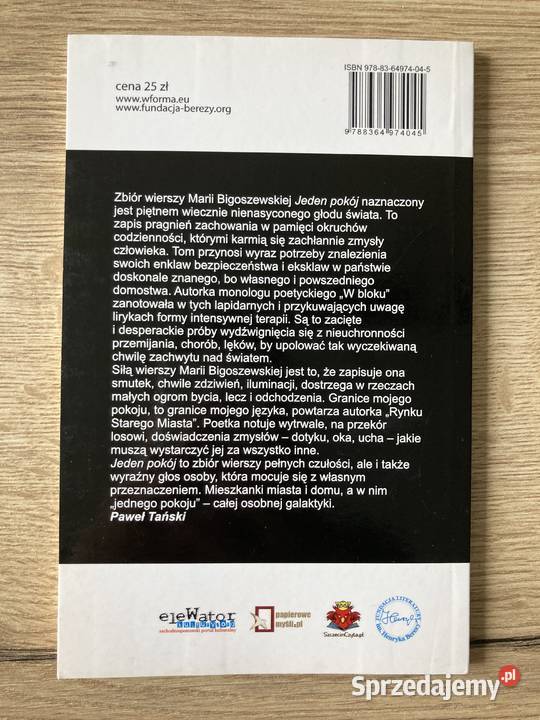 Jeden pokój Maria Bigoszewska NOWA mazowieckie