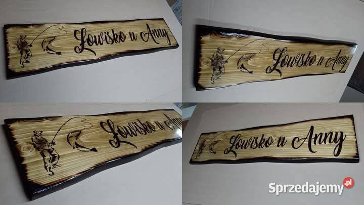 Szyld drewniany ręcznie wykonany na zamówienie z Roczyny sprzedam