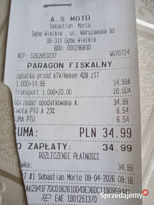 SPRZEDAM perła Uchanie-Kolonia