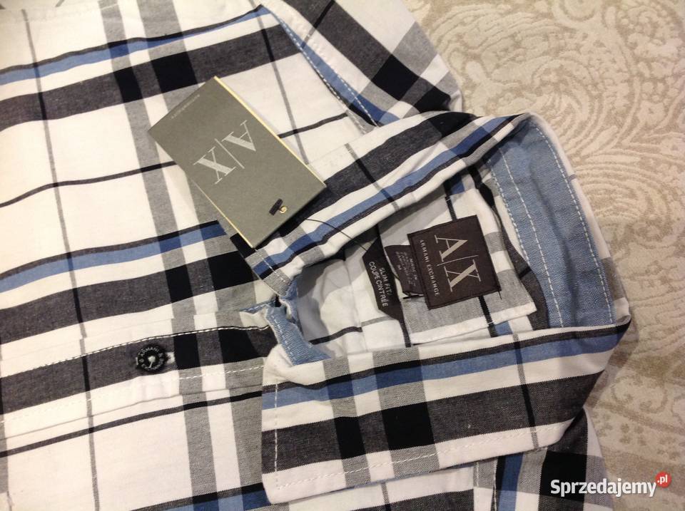 Koszulka w Krate Męska ARMANI EXCHANGE M NOWA Nowa Sól