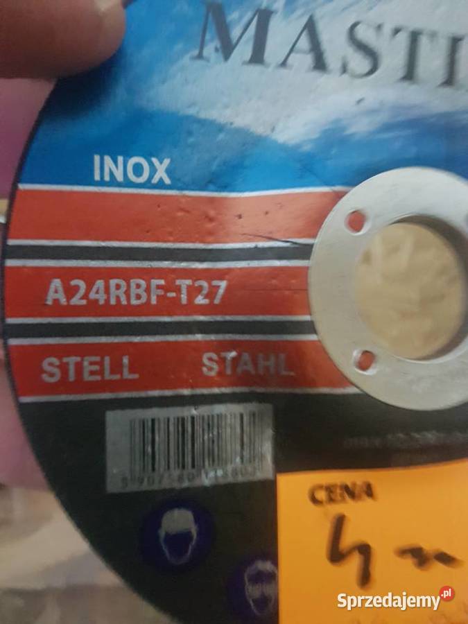 TARCZA DO CIĘCIA METALU inox 125 x 60 MASTIFF sprzedam