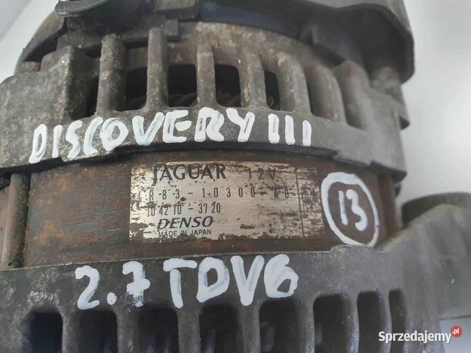 ALTERNATOR Jaguar SType 27 TD V6 4R8310300AB lubelskie Chełm