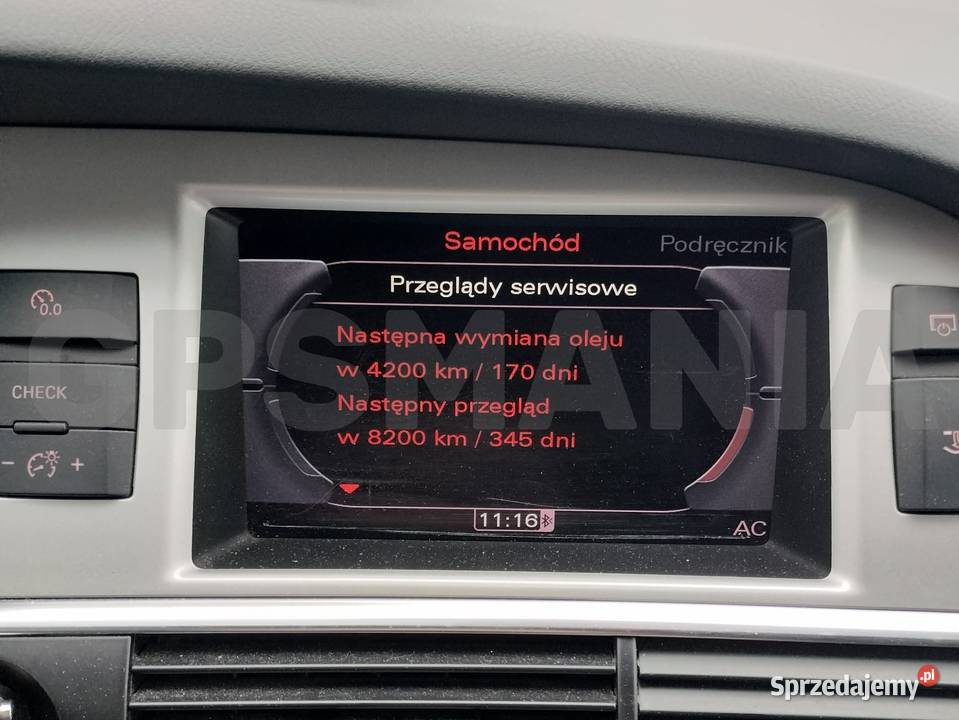 POLSKIE MENU LEKTOR NAWIGACJI AUDI A4 A5 A6 A8 Nawigacje GPS łódzkie Łódź