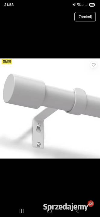 Karnisz 76380 możliwość regulacji 19mm kolor Gdańsk sprzedam