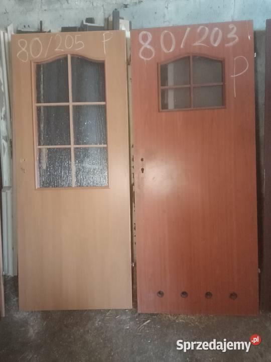 Drzwi wewnętrzne brązowe z ościeżnicą regulowane kujawsko-pomorskie Czernikowo