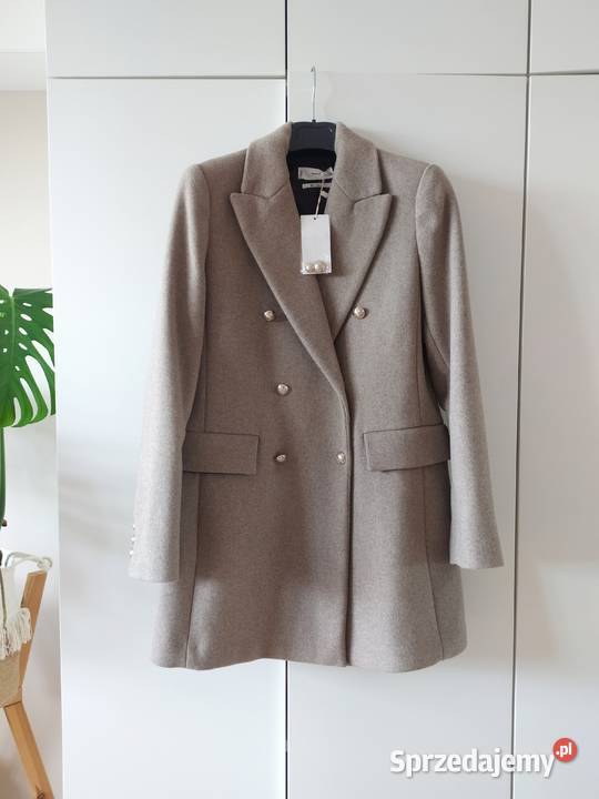 Płaszcz zimowy Mango 38 M brązowy Koszalin