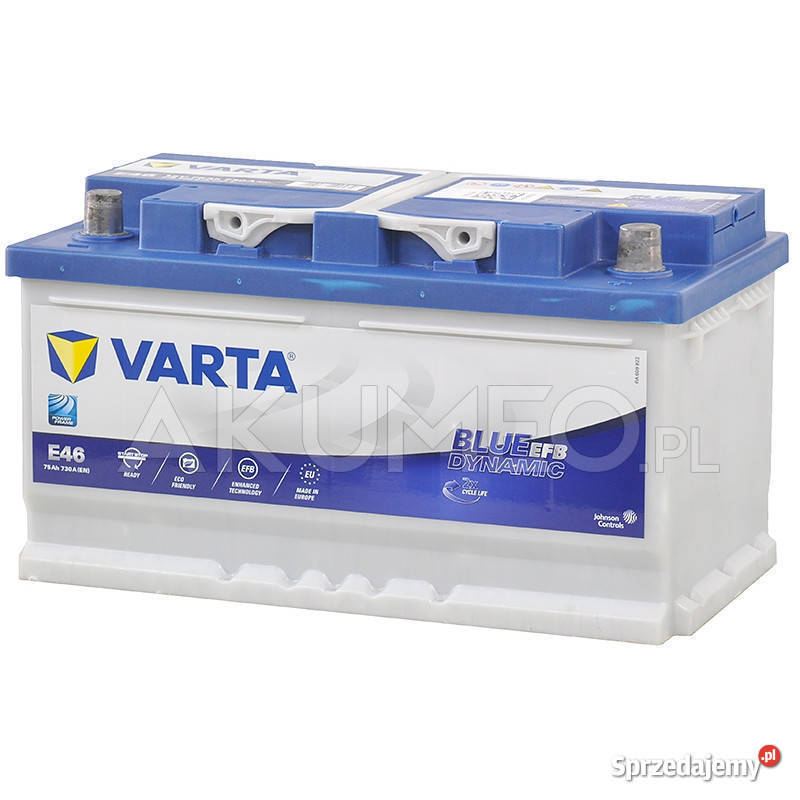 Akumulator VARTA BLUE DYNAMIC EFB E46 75Ah730A Układ elektryczny Bydgoszcz sprzedam