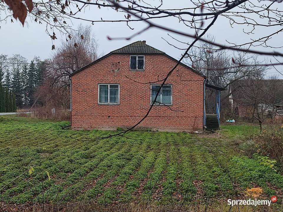 Działka budowlana 25 ar z domem Dziecinin gm