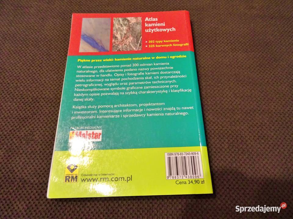 Atlas kamieni użytkowych Detlev Hill Rok wydania 2010 śląskie Częstochowa