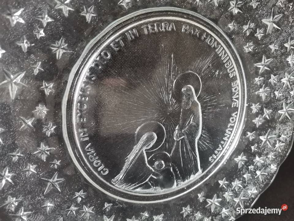 Stara nieużywana patera talerz Boże Narodzenie Katowice sprzedam