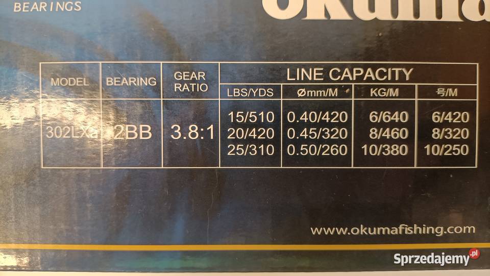 Multiplikator Okuma Classic Pro CLX302Lxa Wędkarstwo Katowice sprzedam