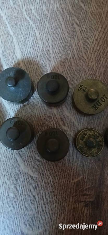 Stare mosiezne odważniki Kraków