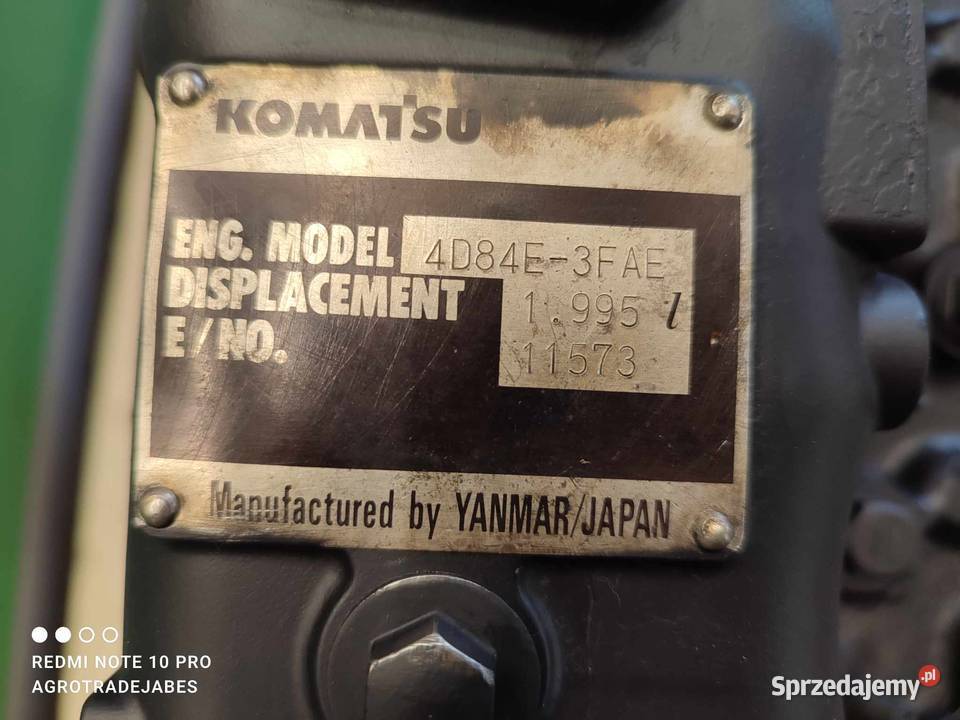 Silnik Komatsu PC 45R8 4D84E3FAE Wilkowo