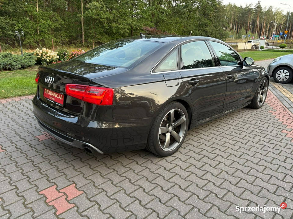Audi A6 sedan 20 benzyna 180 SLine Xenony 2014 kurtyny powietrzne Lipówki sprzedam