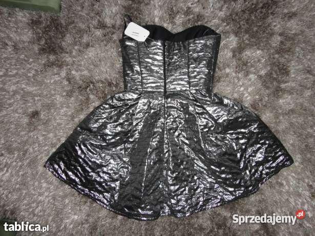 Srebrna sukienka VINCI Rozmiar 34(XS) świętokrzyskie Kielce sprzedam