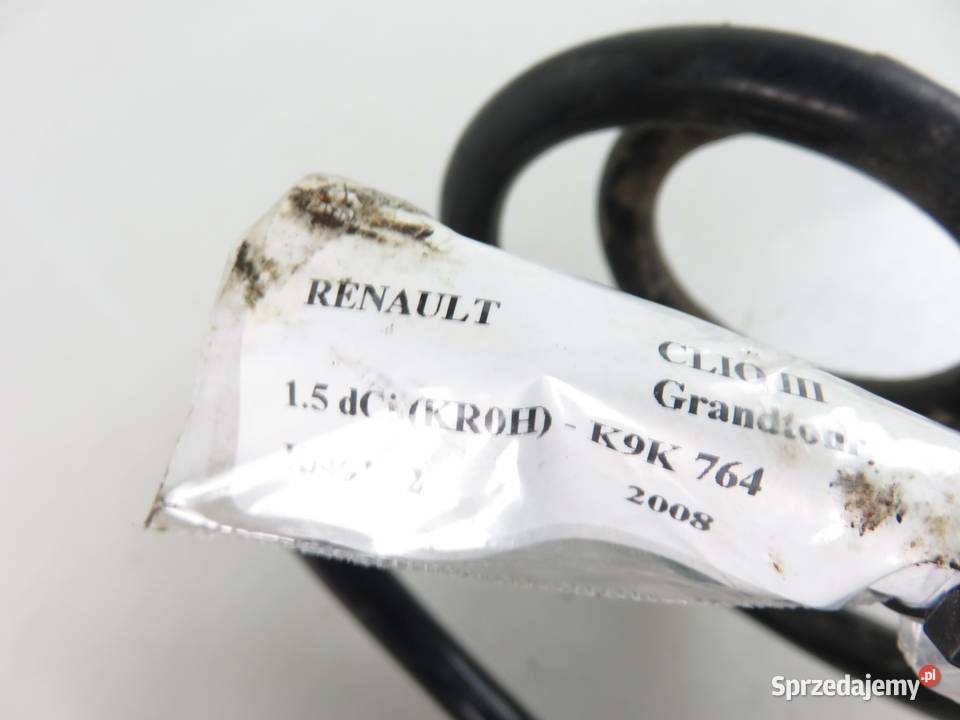 SPRĘŻYNA TYŁ RENAULT CLIO III Grandtour 15 dCi małopolskie