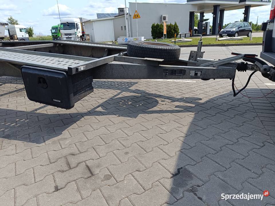 Przyczepa laweta Garbatka 2019 kapitalnym pełny VAT kujawsko-pomorskie Lipno