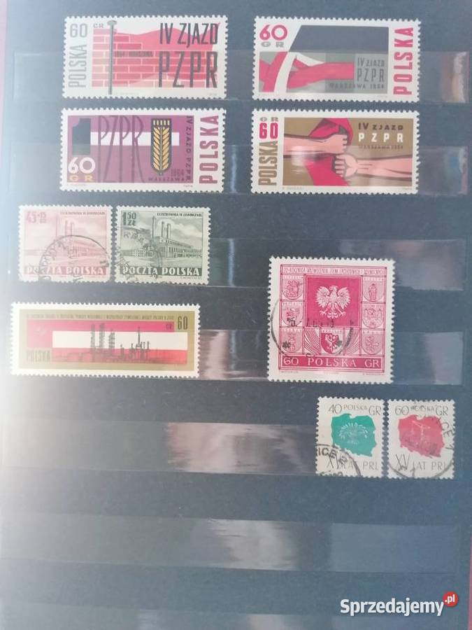 Album czerwony że znaczkami z lat 6070 cz 1 małopolskie Kraków