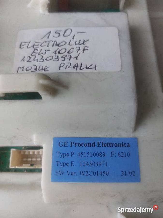 ELECTROLUX EW 1067 F 124303971 MODUŁ PRALKI Nowy Sącz
