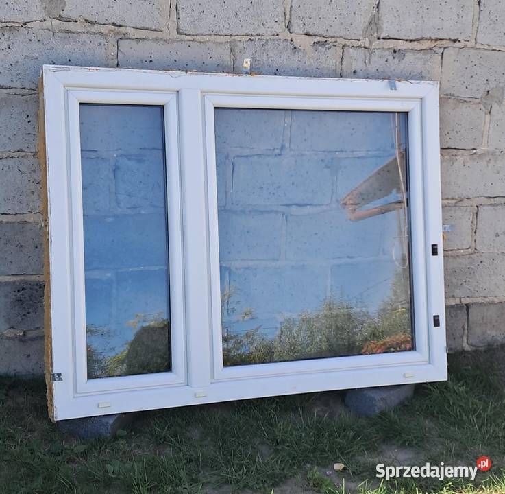 Okno PCV z demontażu 146x113 Białe Asymetryczne