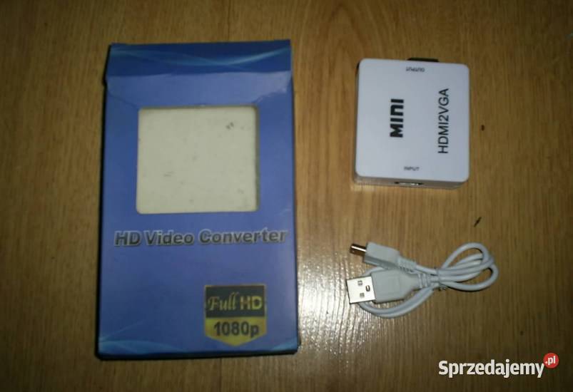 adapter in hdmi na out vga jack audio Olkusz sprzedam
