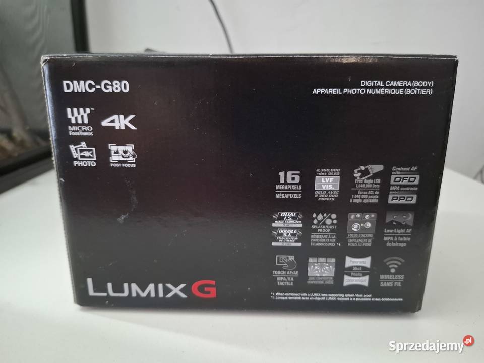 Panasonic LUMIX DMCG80 korpus Kraków sprzedam