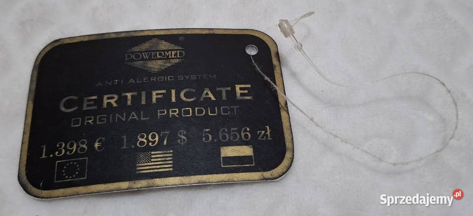 Plakietka cenówka metka Powermed FD2034 PMFD Czeladź