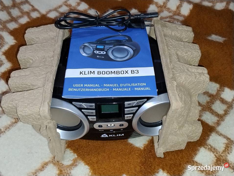 KLIM B3 przenośny odtwarzacz CD Bluetooth lubuskie sprzedam