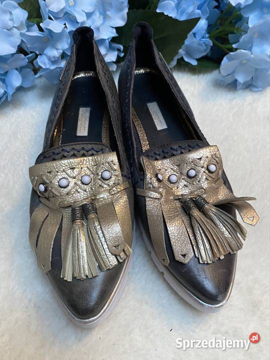 Buty skórzane mokasyny 37 Warszawa