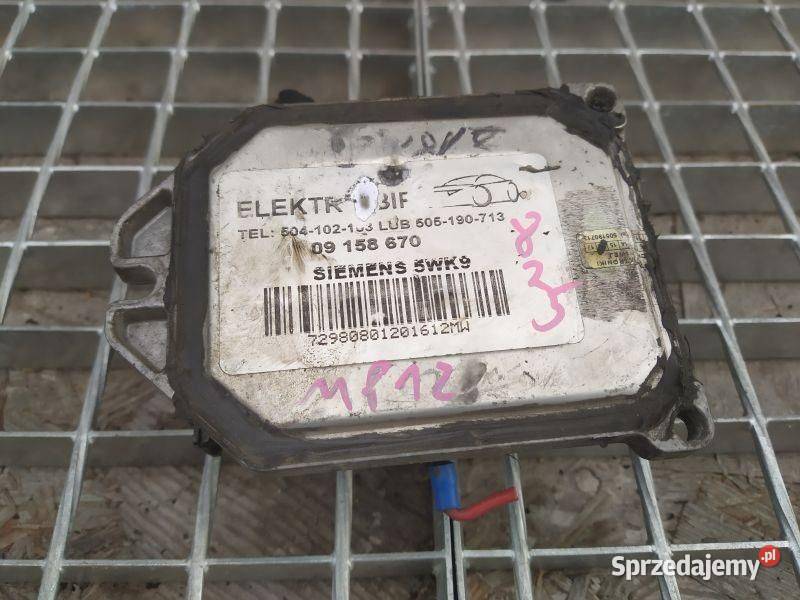 STEROWNIK SILNIKA KOMPUTER ECU OPEL 09158670 osobowe Czujniki i sterowniki