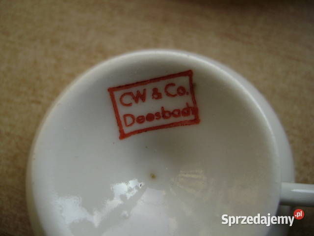 Starocie z PRL Stara porcelana niemiecka Gdynia