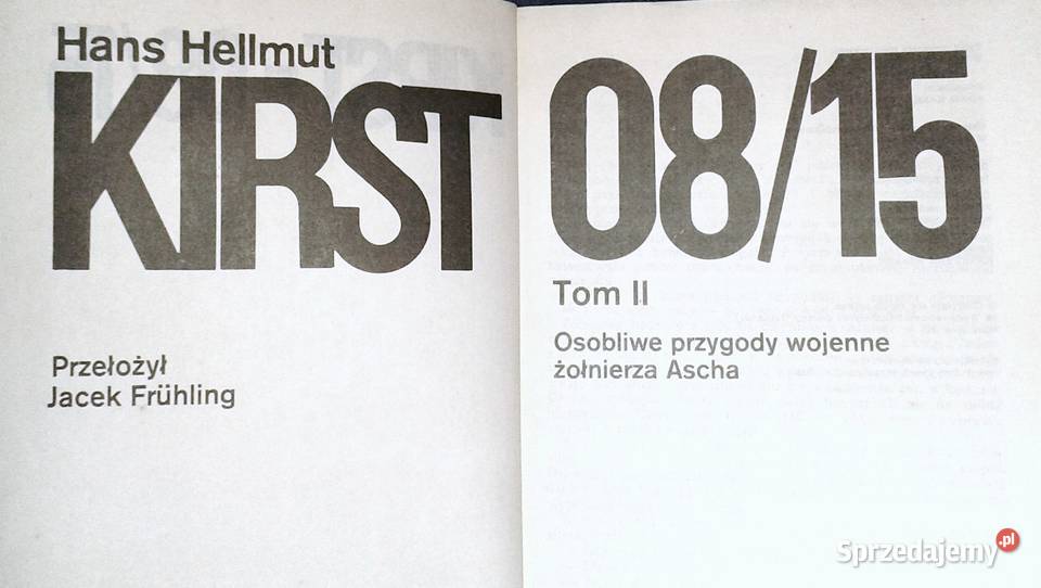 0815 Tom 2 Hans Hellmut Kirst miękka Chełm