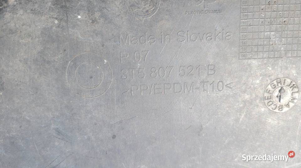 SKODA SUPERB II 3T5 SPOILER ZDERZAK TYŁ DOKŁADKA Ruda Śląska sprzedam