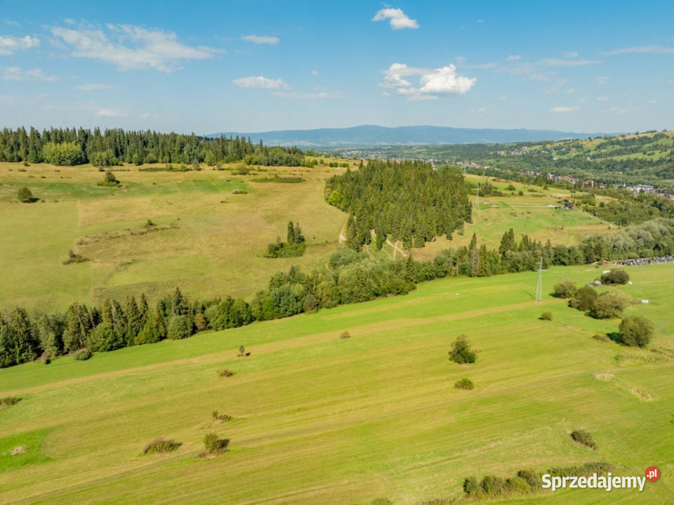 Działka rolna z widokiem na Tatry Biały Dunajec