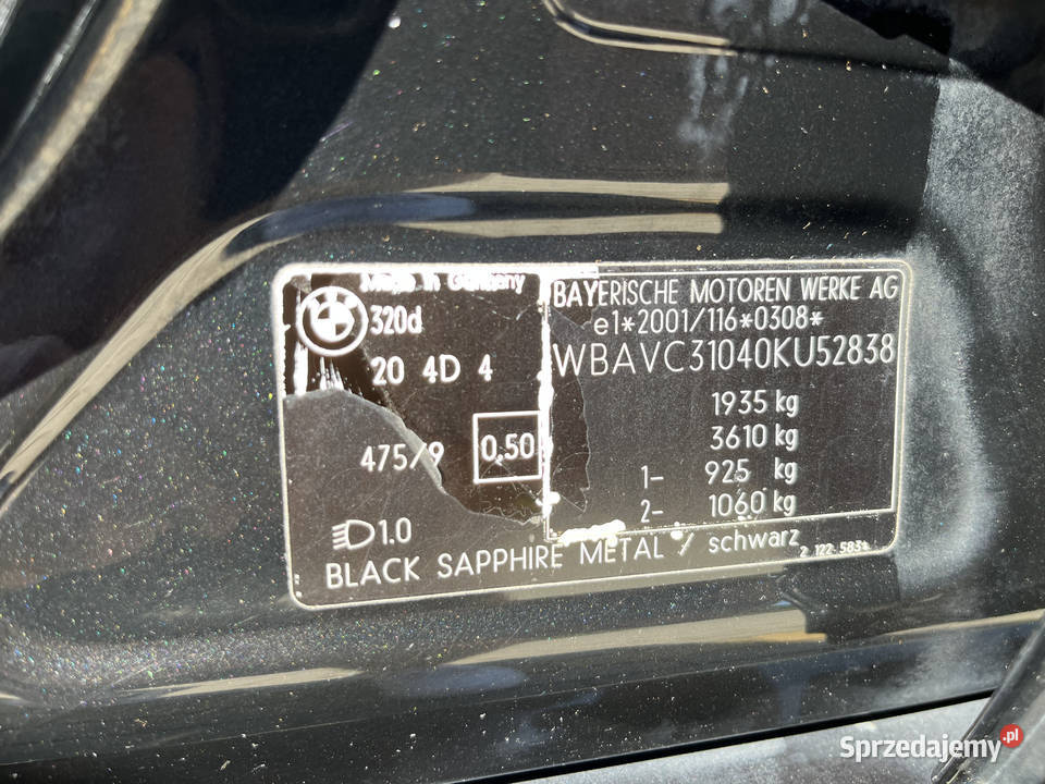 BMW Seria 3 e90 320d Częstochowa sprzedam