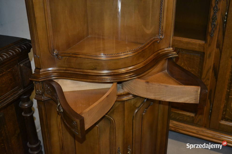 witryna narożna orzech Będzin