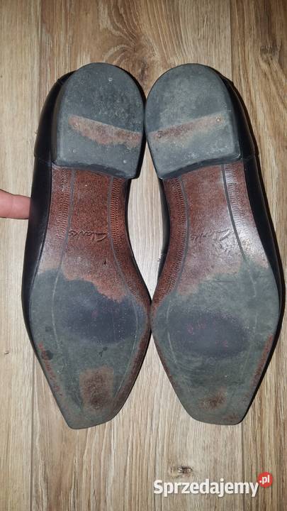 Buty CLARKS EU42 27 Skórzane czarne markowe Białystok