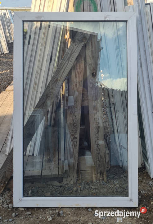 OKNA KacprzaK Witryna 82X131 FIX Używany PCV Siedlce