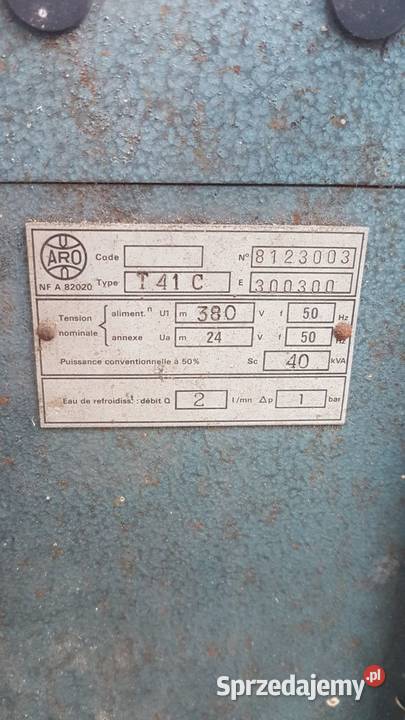 Zgrzewarka punktowa firmy ARO Mszana Dolna