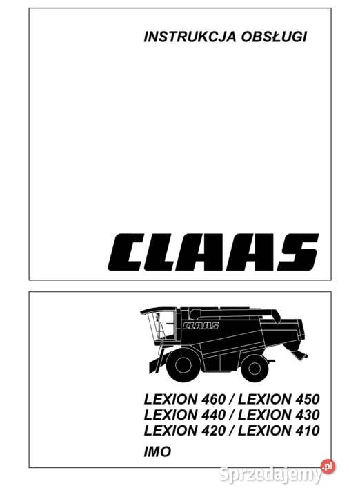 Claas Lexion 410 420 430 440 450 460 imo Gdańsk