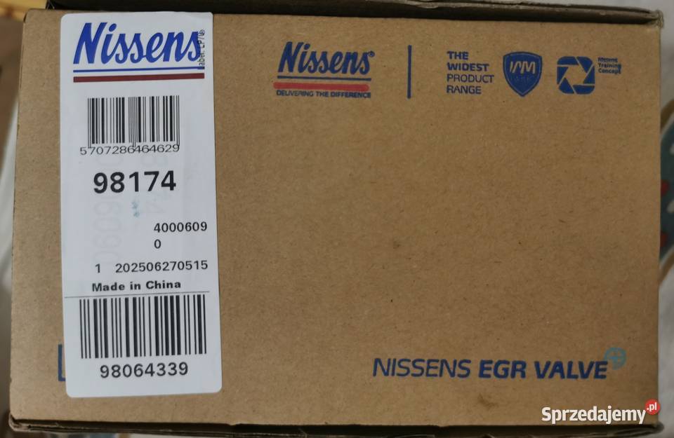 Zawór egr Nissens 98174 sprzedam